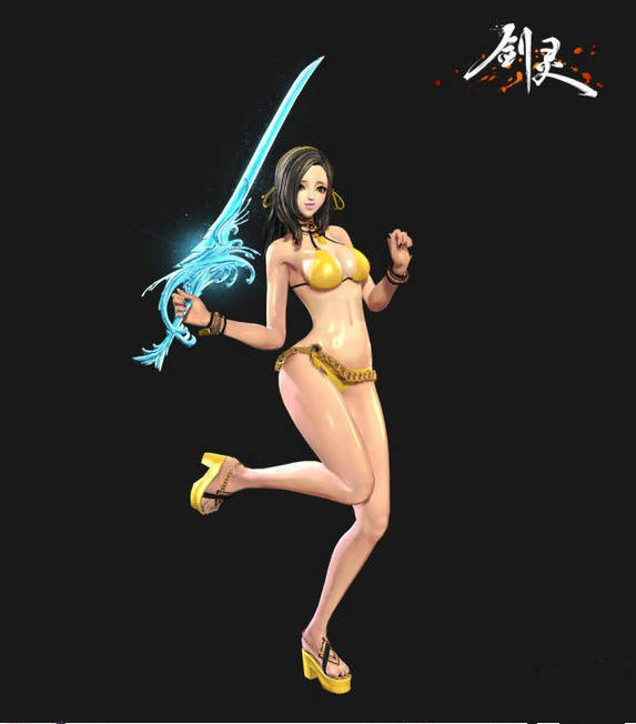 剑灵最新时装泳装高清壁纸 剑灵最新时装泳装高清壁纸