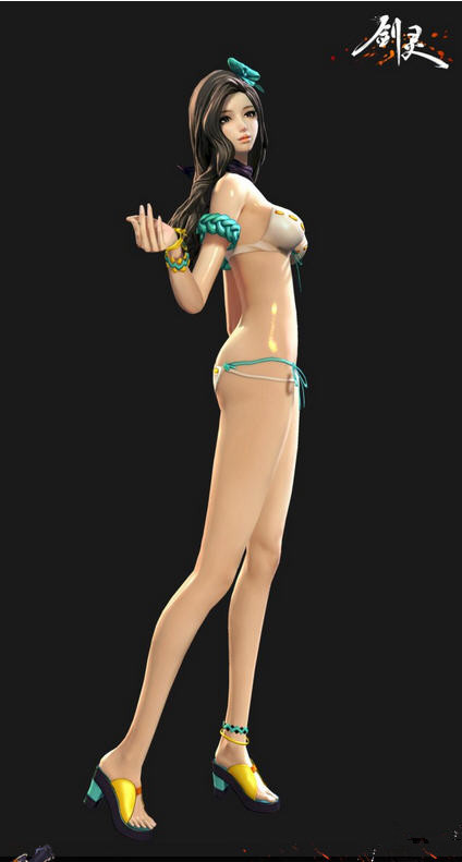 剑灵最新时装泳装高清壁纸 剑灵最新时装泳装高清壁纸