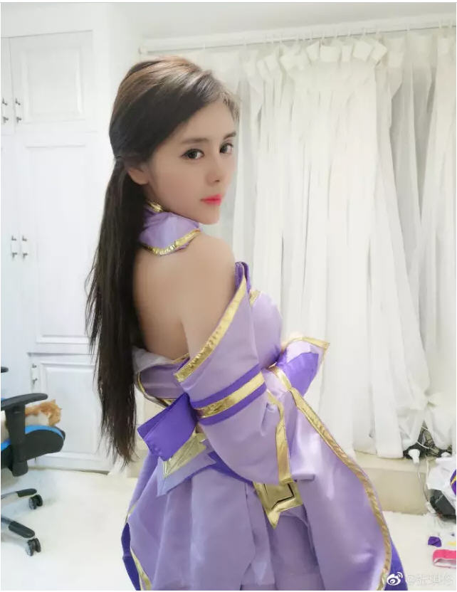 张琪格COS王者荣耀露娜 七哥请放过我的J2