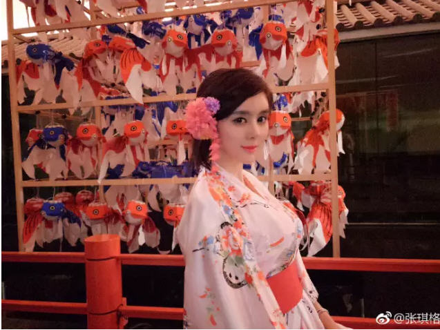 张琪格日本之旅浴衣写真分享