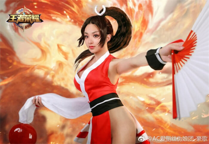 伪娘COS王者荣耀不知火舞美图欣赏 这真的是蓝孩子吗 伪娘COS王者荣耀不知火舞美图欣赏 这真的是蓝孩子吗