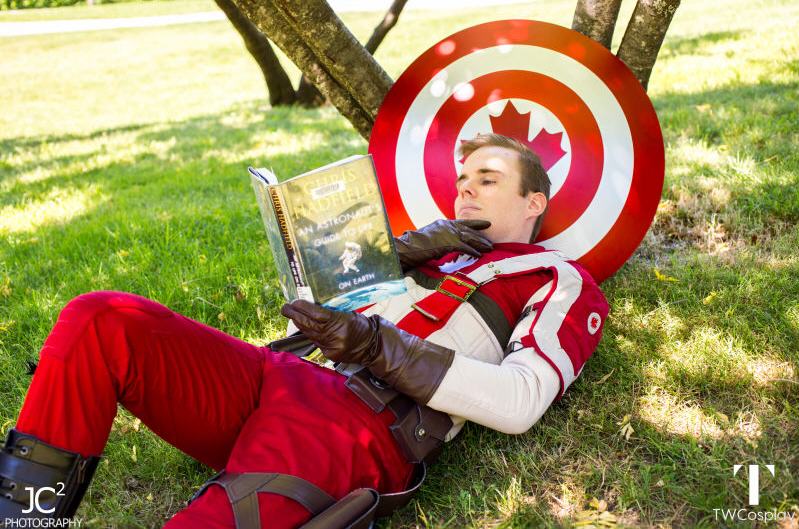 高仿美国队长的加拿大队长cosplay欣赏 高仿美国队长的加拿大队长cosplay欣赏