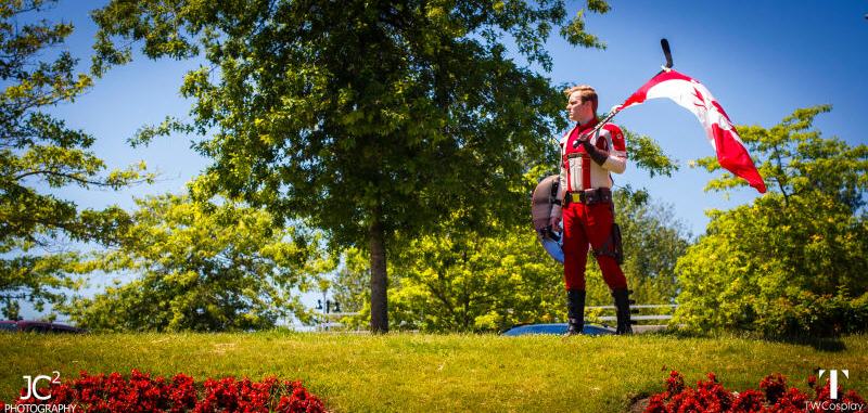 高仿美国队长的加拿大队长cosplay欣赏 高仿美国队长的加拿大队长cosplay欣赏