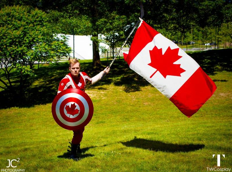 高仿美国队长的加拿大队长cosplay欣赏 高仿美国队长的加拿大队长cosplay欣赏