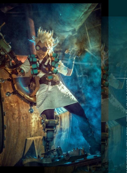 守望先锋一周年,弗兰狂斯鼠博士万圣节cos惊悚亮相 守望先锋一周年,弗兰狂斯鼠博士万圣节cos惊悚亮相