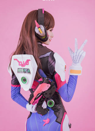 守望先锋DVA美女cos赏